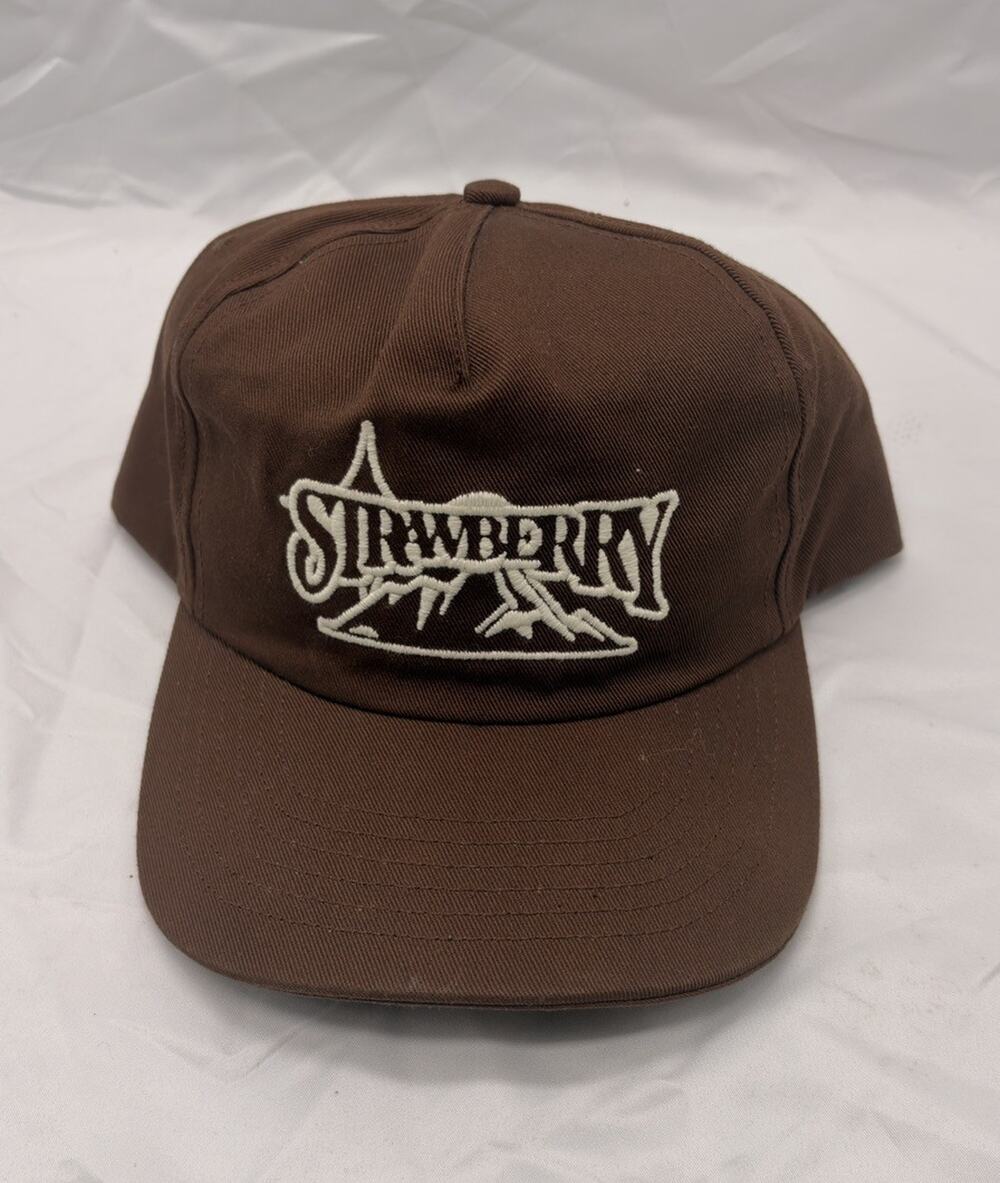 STRAWBERRY JAMS Kai Bent-Lee Hat Brown Streetwear SnapBack Hat Cap